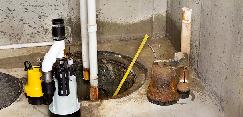 Installing Sump Pump in Finished Basement in Wilmette, IL